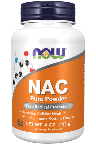 NOW NAC (N-acetyl-cysteine) Pure Powder 4 oz