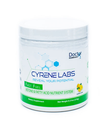 Cyrene Labs Fast Fuel Ketone & MCT Nutrient System Lemon Lime 8.57oz 15 servings