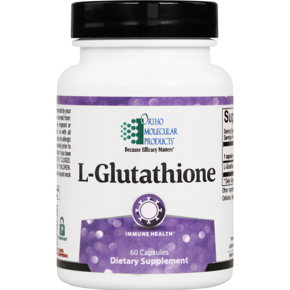 Ortho Molecular L-Glutathione - 60 ct