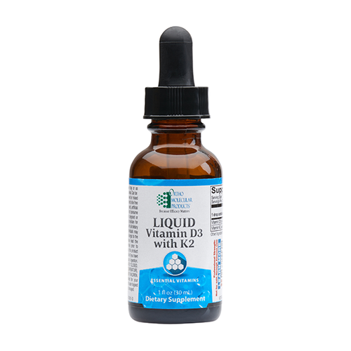 Ortho Molecular Liquid Vitamin D3 with K2 - 1 fl oz