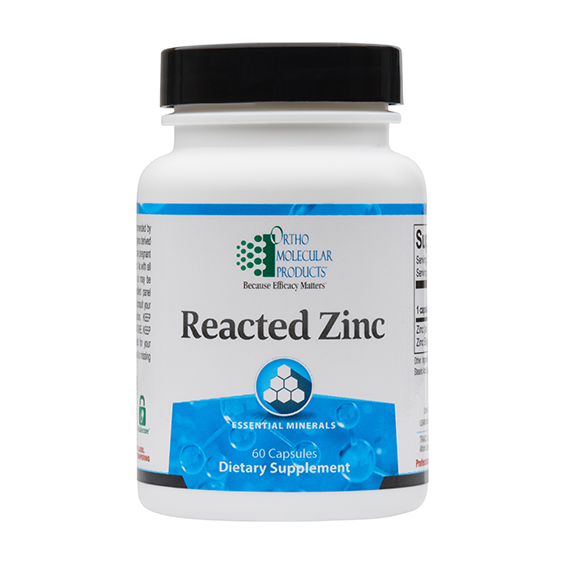 Ortho Molecular Reacted Zinc - 60 ct