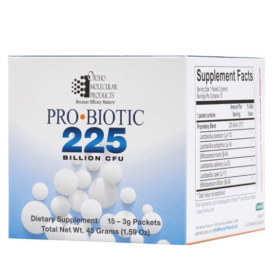 Ortho Molecular PRObiotic 225 - 15 packets