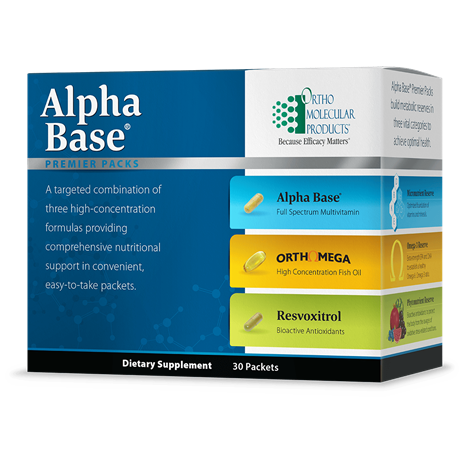 Ortho Molecular Alpha Base Premier Packs 30ct