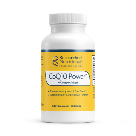 Researched Nutritionals CoQ10 Power - 60 gels