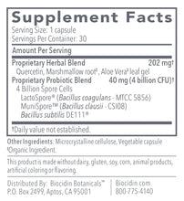 Biocidin Botanicals Proflora 4R Restorative Probiotic Combination - 30 caps