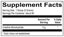 Ortho Molecular Creatine powder 90 servings 15.87oz