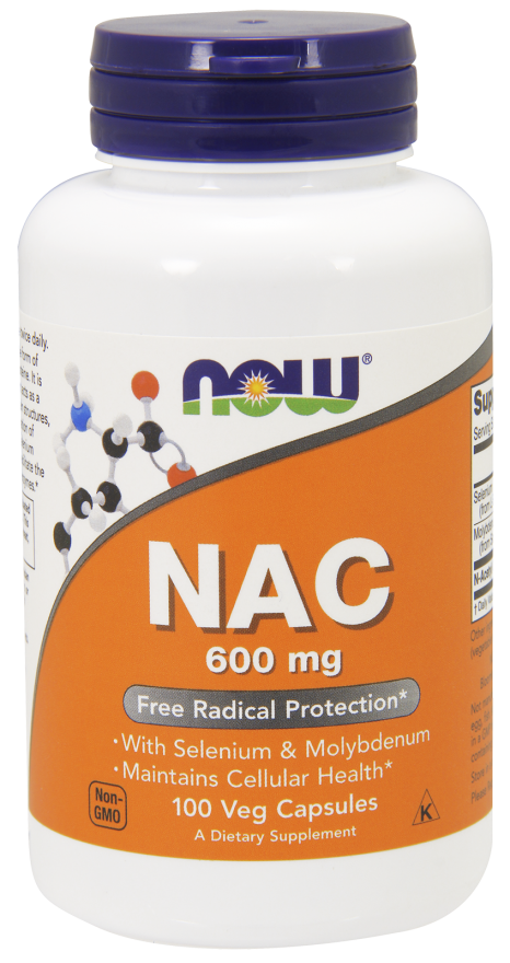 NOW NAC 600mg with Selenium and Molybdenum 250 ct