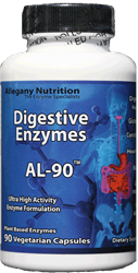 Allegany Nutrition Digestive Enzymes AL-90 (Gluten-Free) - 90 ct