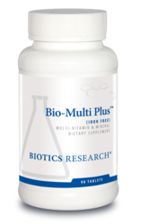 Biotics Research Bio-Multi Plus Iron Free - 90 tabs