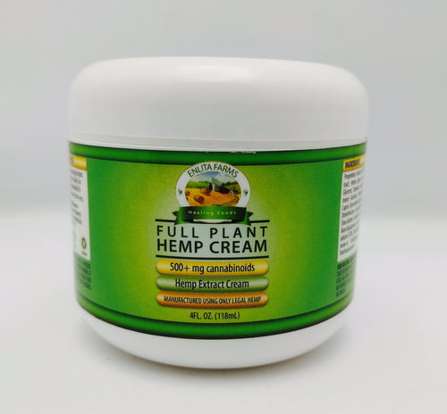 Enlita Farms CBD oil Full-spectrum Hemp Extract in Body Cream - 4 oz