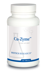 Biotics Research Cu-Zyme - 100 tabs