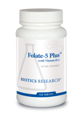 Biotics Research Folate-5 Plus - 120 tabs