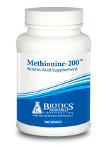 Biotics Research Methionine 200 - 100 caps