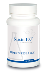 Biotics Research Niacin 100 - 150 caps