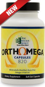 OrthoMega 820 Fish Oil Capsules - 180 ct