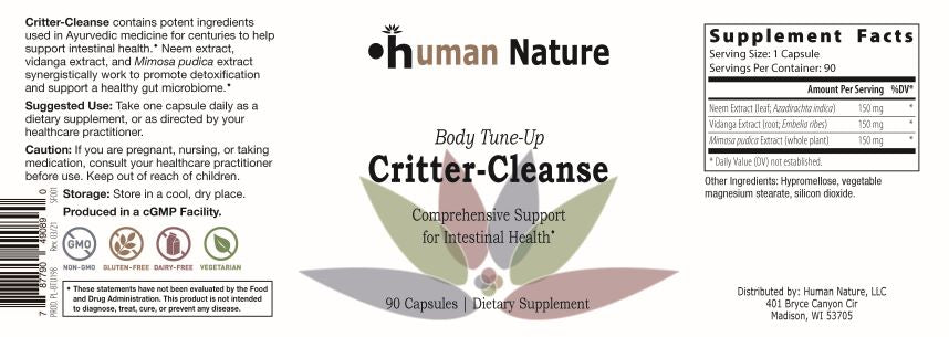 Body Tune-up Critter Cleanse 90ct