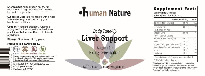 Body Tune-up Liver Support 180ct