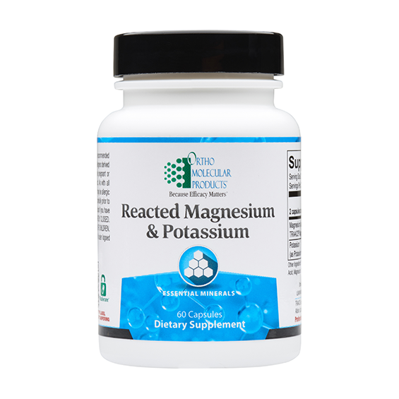 Ortho Molecular Reacted Magnesium and Potassium - 60 ct
