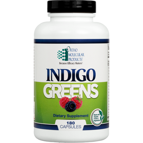 Ortho Molecular Indigo Greens capsules 180ct