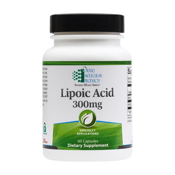 Ortho Molecular Lipoic Acid 300 mg - 60 ct