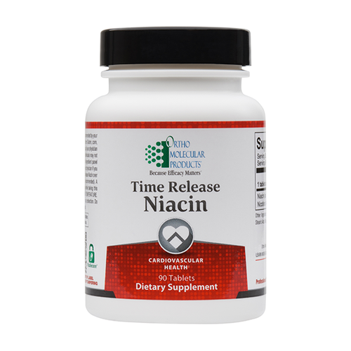 Ortho Molecular Time Release Niacin - 90 ct