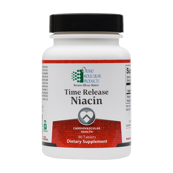 Ortho Molecular Time Release Niacin - 90 ct